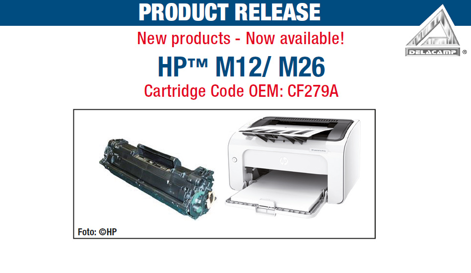 HP™ M12/ M26 Cartridge Code OEM: CF279A